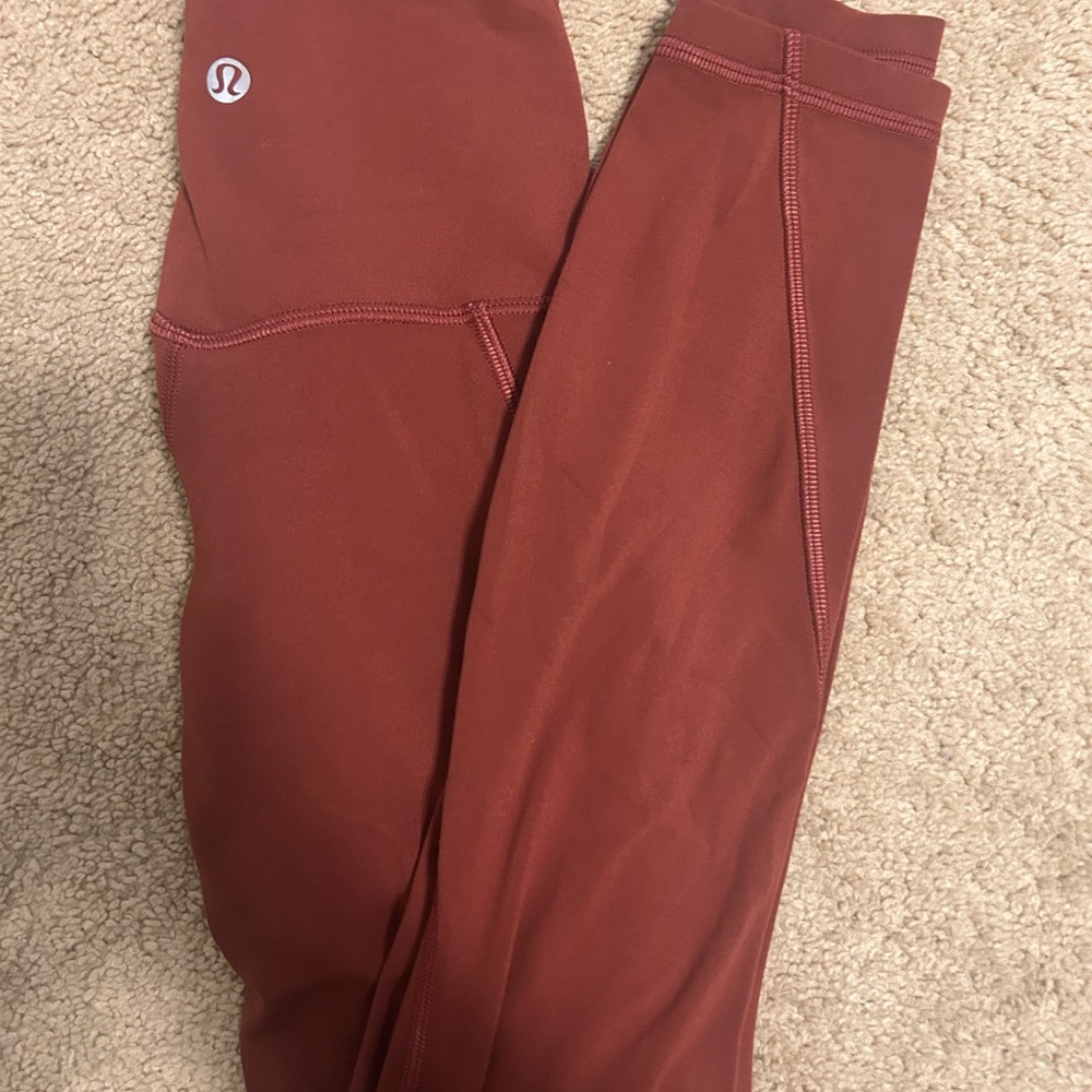 lululemon Rust Leggings